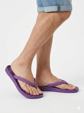 Allbirds Flip Flops Sugar Zeffers Purple Thong Sandals Shoes (M14 /W16) NEW